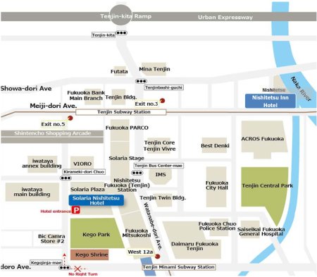 Hotel Location Map