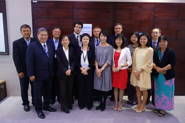 Front row from left: Ricardo Blancaflor (Philippines), Pisawat Sukonthapan (Thailand), Elizabeth Siew-Kuan Ng (Singapore), Kathryn Tham (Singapore), Thi Thu Le Ha (Vietnam), Diyanah Binte Baharudin (Singapore), Khin Mar Yee (Myanmar) Second row from left: Jakkrit Kuanpoth (Thailand), Chew Phye Keat (Malaysia), Roberto Romandini (Germany), Graeme Austin (New Zealand), Denis Croze (Singapore/Switzerland), Manda Tay (Singapore), Tsuyoshi Isozumi (Japan)